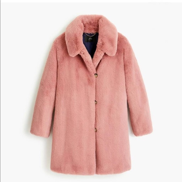 J. Crew Faux Fur Coat